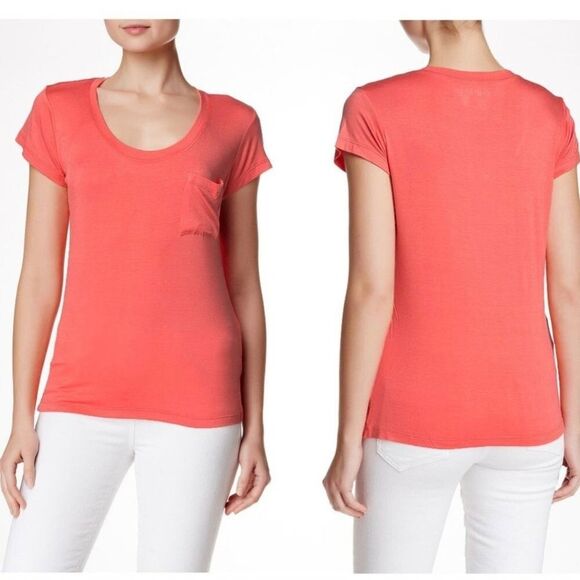 Sweet Romeo Short Sleeve Pocket Tee - Picture 1 of 5